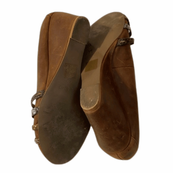 Aldo Women’s Wedge Shoes Brown size 10 - Picture 7 of 9